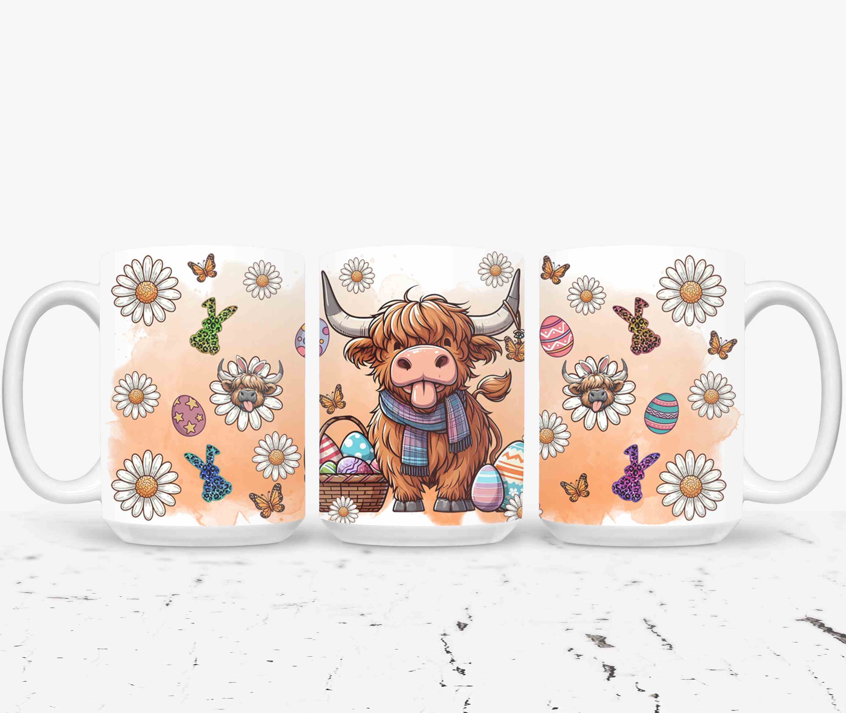 Highland Cow Easter-10386